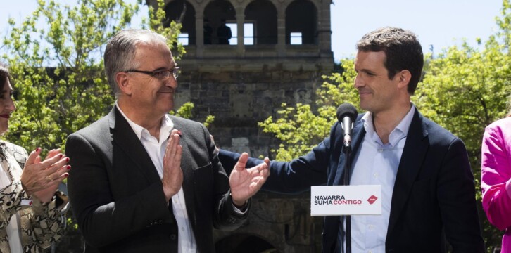 Pablo Casado en Pamplona