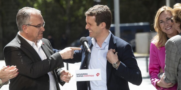 Pablo Casado en Pamplona