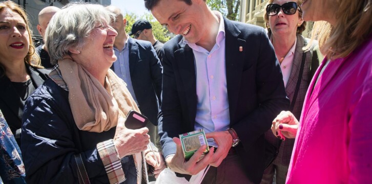 Pablo Casado en Pamplona