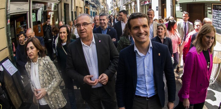 Pablo Casado en Pamplona