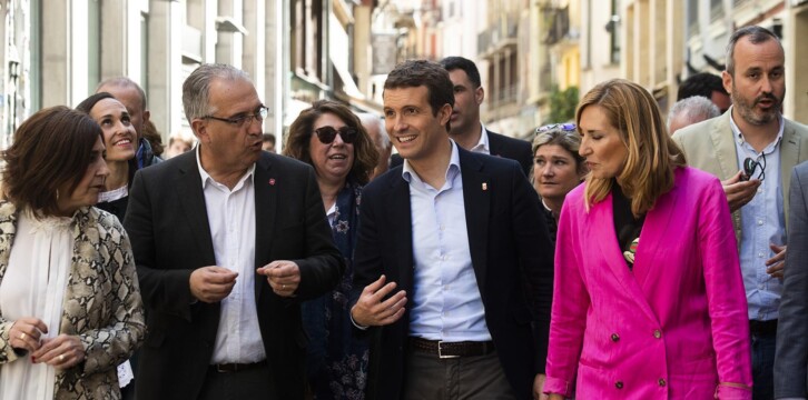 Pablo Casado en Pamplona