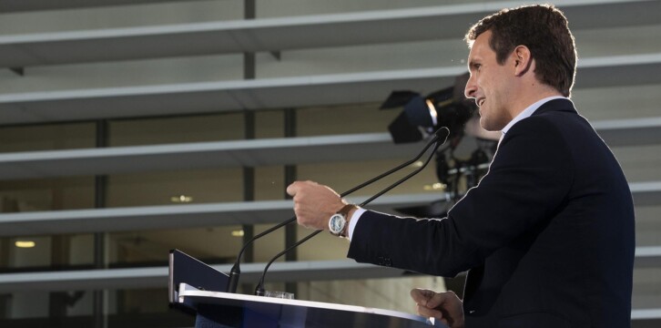 Pablo Casado en Logroño