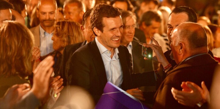 Pablo Casado en Villaviciosa (Asturias)
