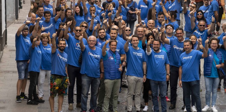 Teodoro García Egea en La Palma