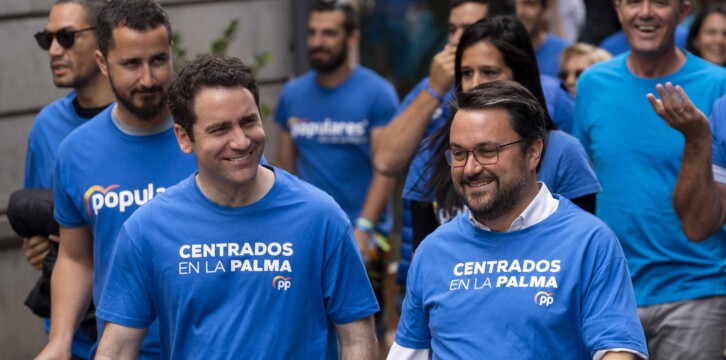 Teodoro García Egea en La Palma