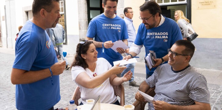Teodoro García Egea en La Palma