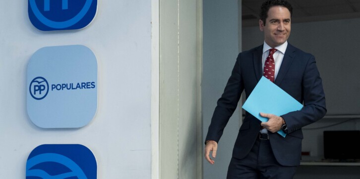 El secretario general, Teodoro García Egea