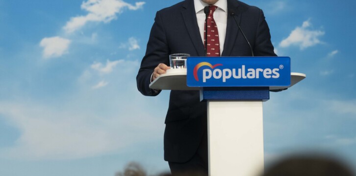 Rueda de prensa de Teodoro García Egea