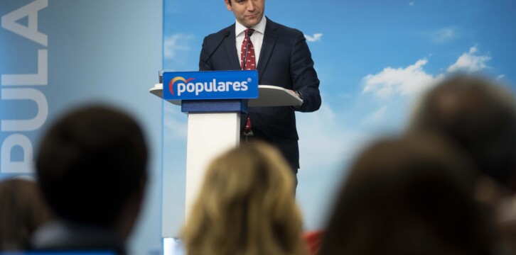 Rueda de prensa de Teodoro García Egea