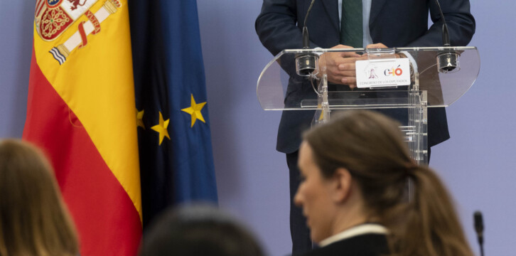 El presidente del Partido Popular, Pablo Casado