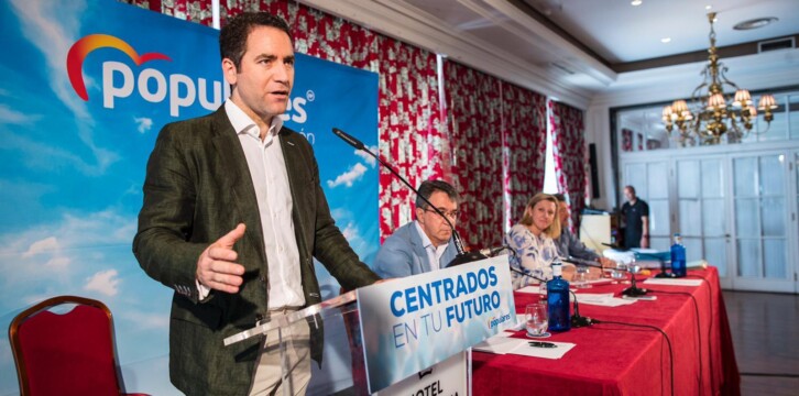 El secretario general, Teodoro García Egea