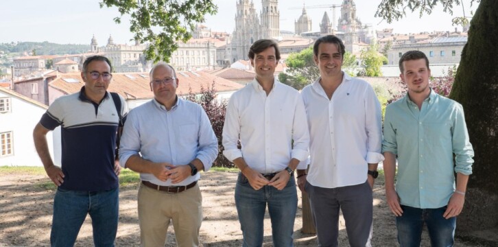 Pablo Montesinos visita Santiago de Compostela