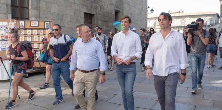 Pablo Montesinos visita Santiago de Compostela