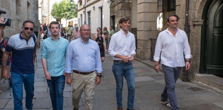 Pablo Montesinos visita Santiago de Compostela