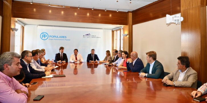 Reunión del Grupo Popular en las Cortes de Castilla-La Mancha