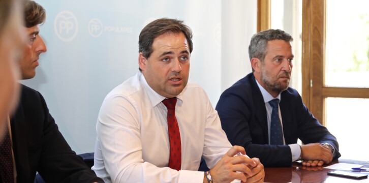 Reunión del Grupo Popular en las Cortes de Castilla-La Mancha