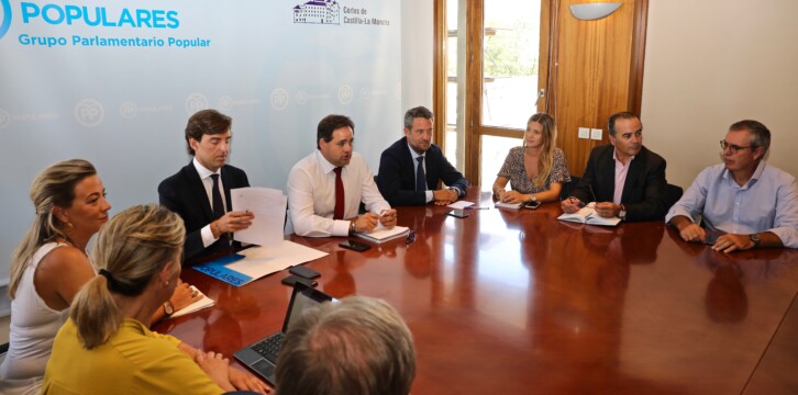 Reunión del Grupo Popular en las Cortes de Castilla-La Mancha