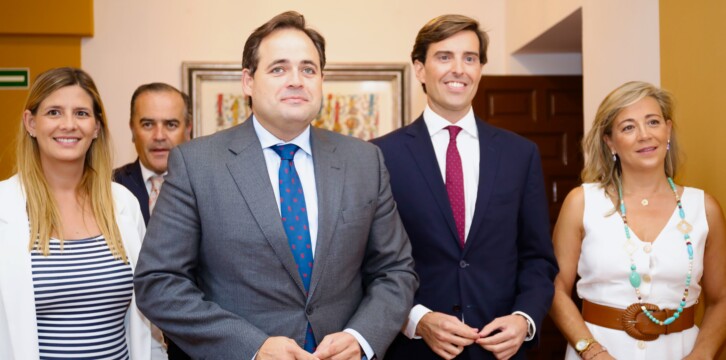 Pablo Montesinos, asiste al Pleno de las Cortes de Castilla-La Mancha.