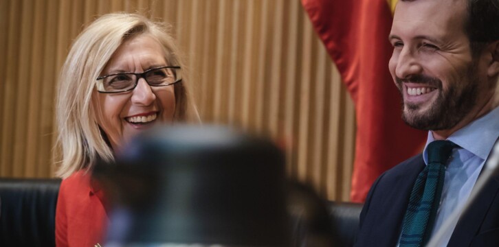 Pablo Casado y Rosa Díez