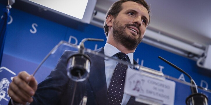 Rueda de prensa de Pablo Casado