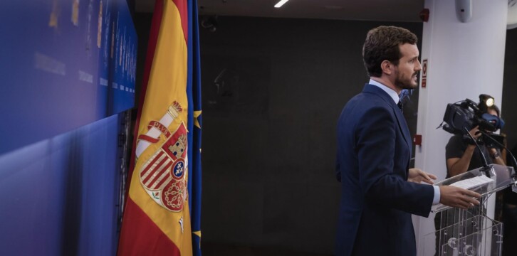 Rueda de prensa de Pablo Casado