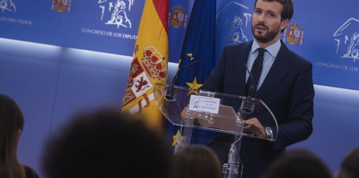 Rueda de prensa de Pablo Casado