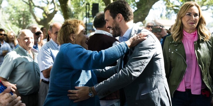 Pablo Casado en Cerdedo-Cotobade
