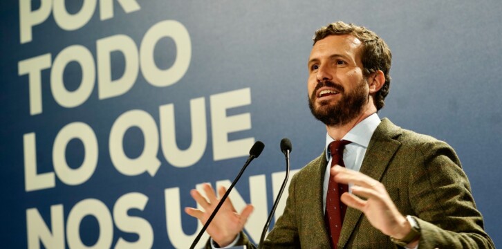 Pablo Casado en Teruel
