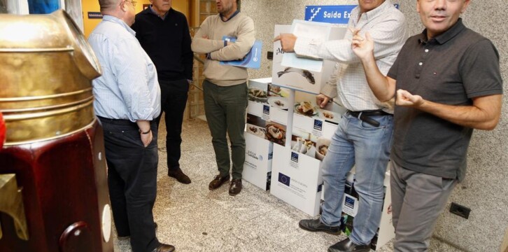 Jaime de Olano en Puerto de Celeiro