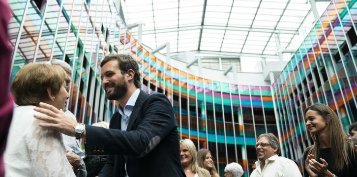 Pablo Casado visita Vitoria