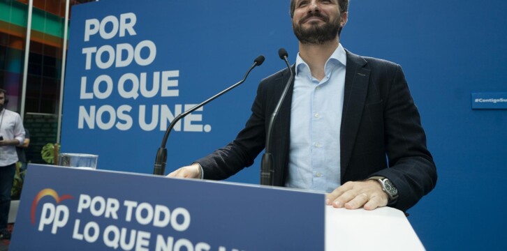 Pablo Casado visita Vitoria