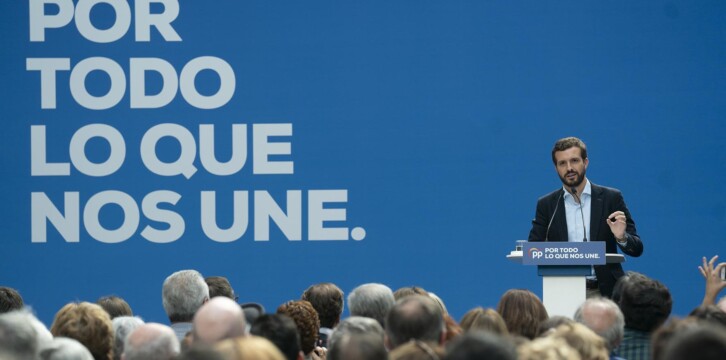 Pablo Casado visita Vitoria