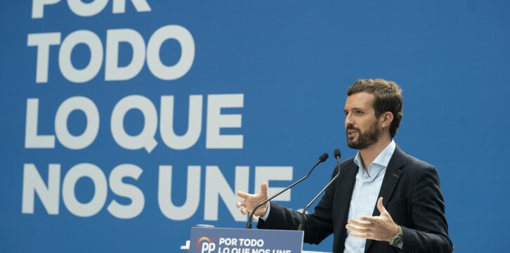 Pablo Casado visita Vitoria