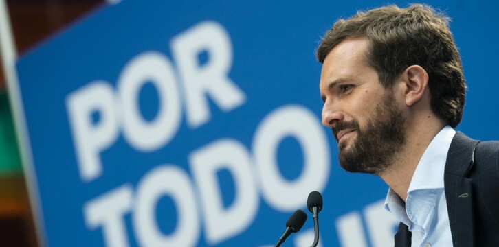 Pablo Casado visita Vitoria
