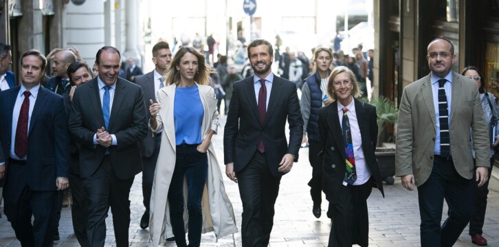 Vivista de Pablo Casado a Barcelona