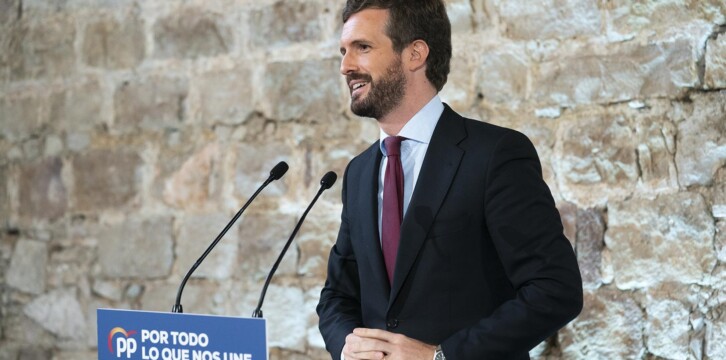 Vivista de Pablo Casado a Barcelona