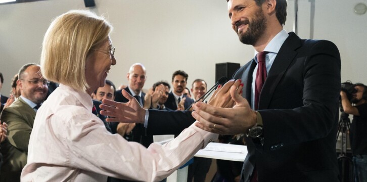 Vivista de Pablo Casado a Barcelona