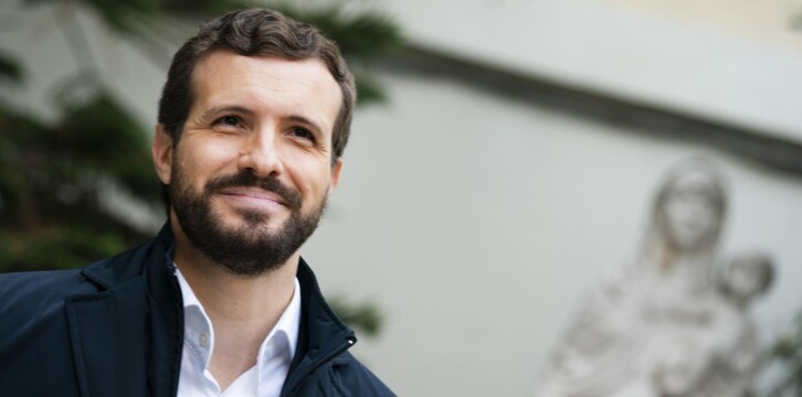 El presidente del Partido Popular, Pablo Casado
