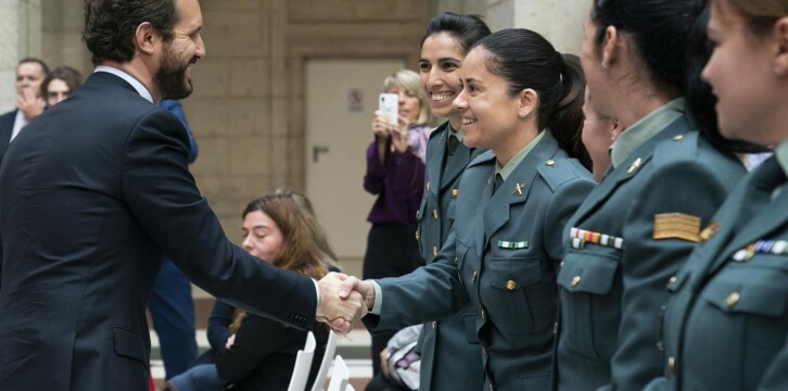 Pablo Casado, en el acto del Día Internacional de la Eliminación de la Violencia Contra la Mujer