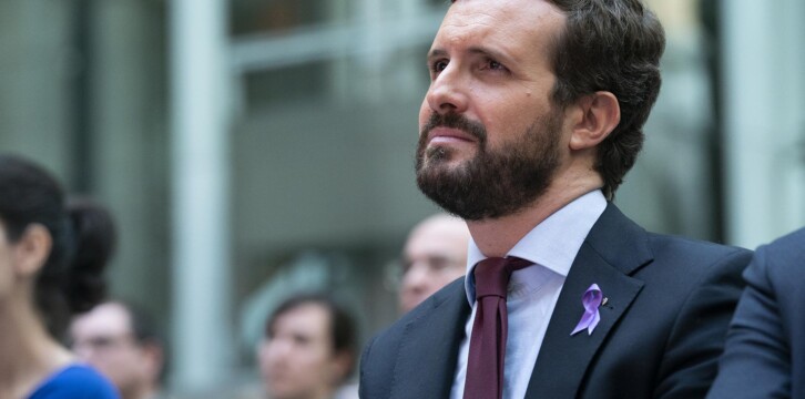 Pablo Casado, en el acto del Día Internacional de la Eliminación de la Violencia Contra la Mujer