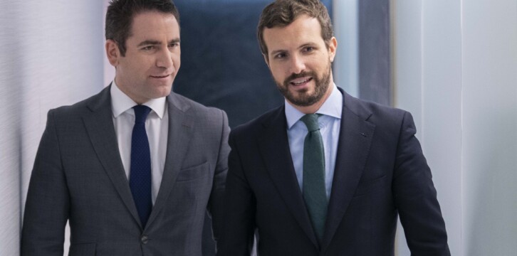 Pablo Casado y Teodoro García Egea