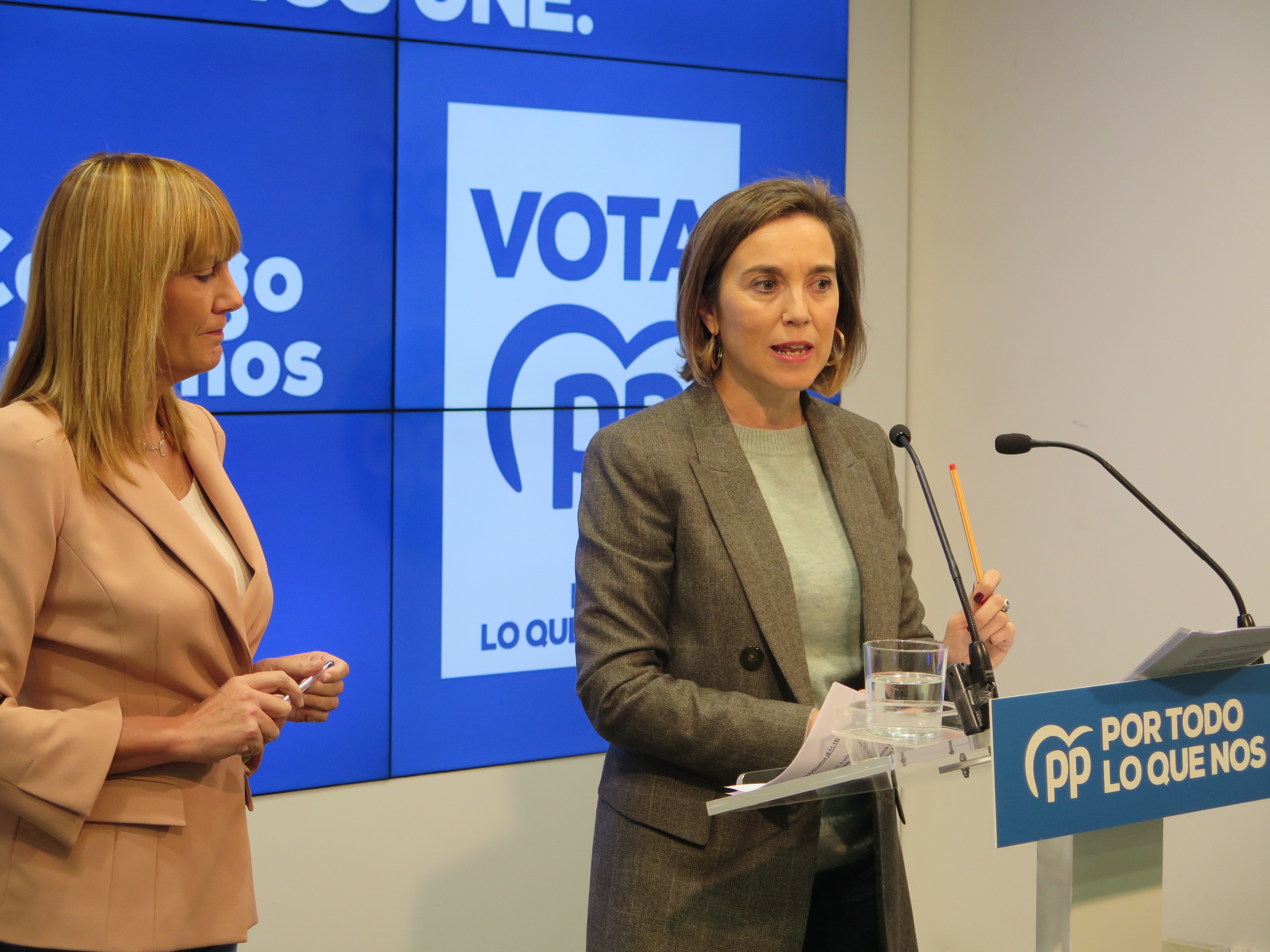 Cuca Gamarra, en rueda de prensa - Partido Popular