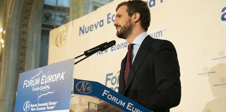 Pablo Casado en el Foro Nueva Economía