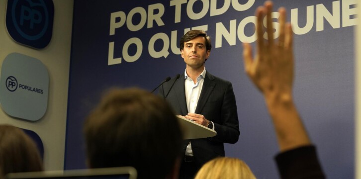 Pablo Montesinos en rueda de prensa