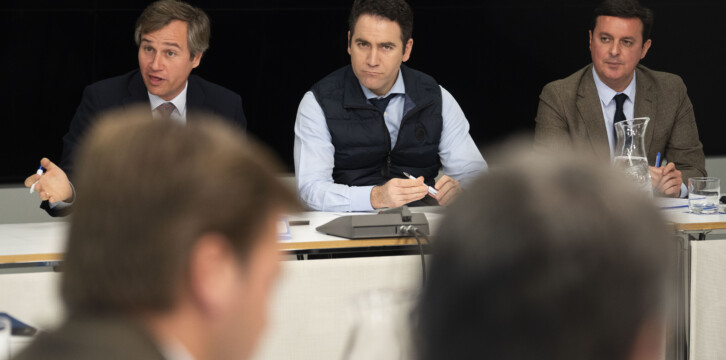 Reunión con portavoces del PP en oposición de Diputaciones
