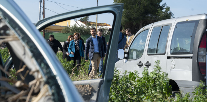 Visita a los daños ocasionados por la DANA Almoradí y Callos Del Segura