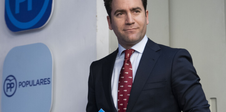 El secretario general, Teodoro García Egea