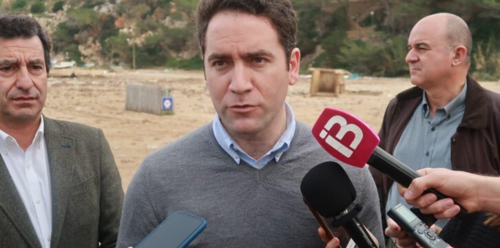 Teodoro García Egea visita las zonas afectadas por el temporal en Ibiza