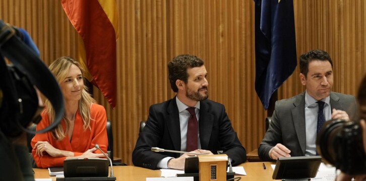 Reunión del Grupo Parlamentario Popular en el Congreso de los Diputados