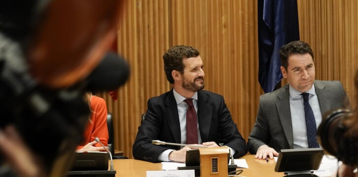 Reunión del Grupo Parlamentario Popular en el Congreso de los Diputados